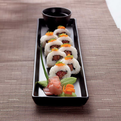 Like sushi? Order the Signature Equinox Roll while dining in Celebrity's Silk Harvest restaurant.
