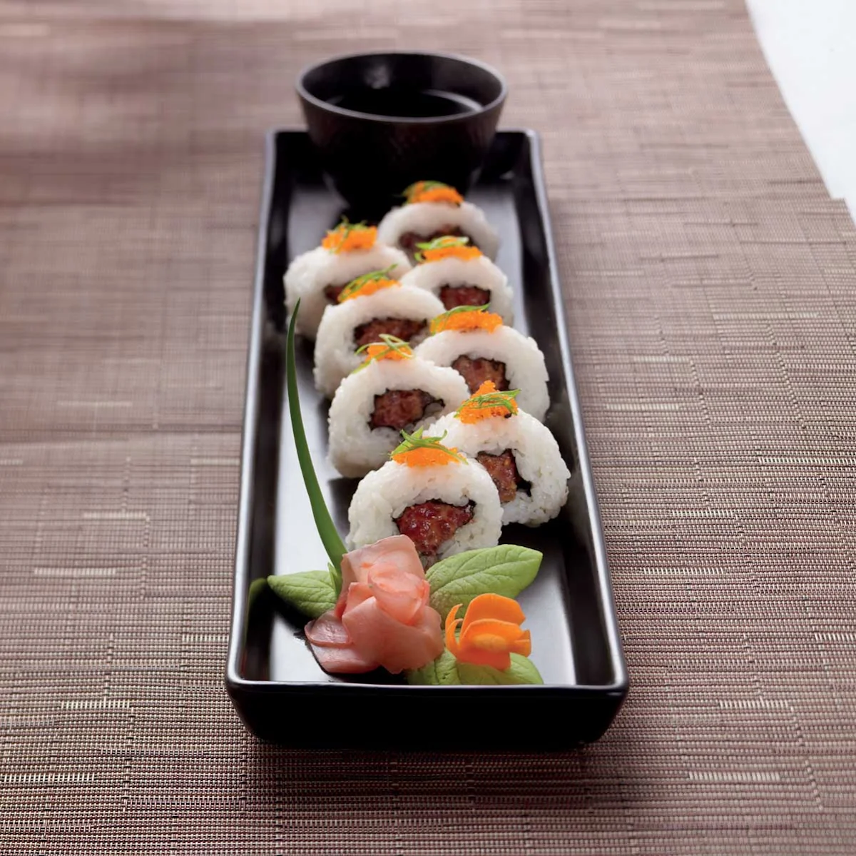 Silk Signature Equinox Roll - Like sushi? Order the Signature Equinox Roll while dining in Celebrity's Silk Harvest restaurant.