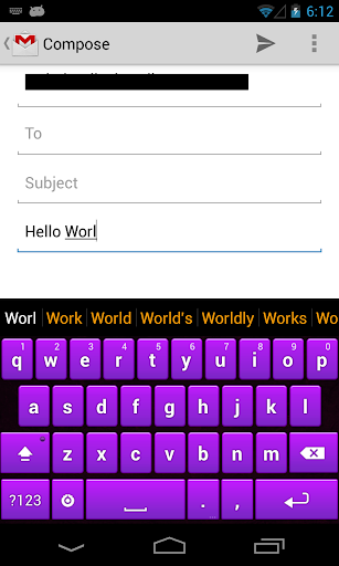 Purple Keyboard