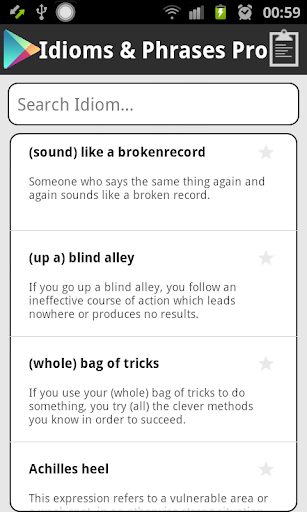 【免費教育App】Idioms & Phrases Pro-APP點子