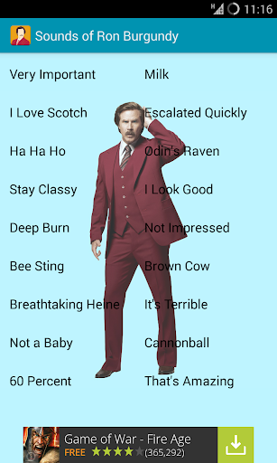 Sounds of Ron Burgundy