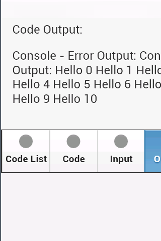 CSharp Code Executor Screen 2
