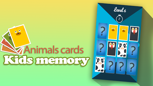 【免費棋類遊戲App】Kids memory: Animals cards-APP點子