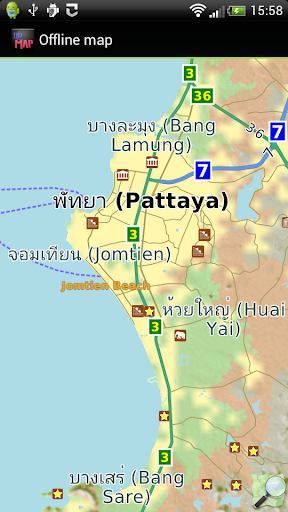 Pattaya offline map