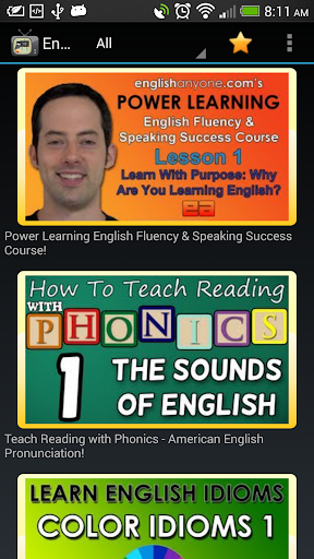 English Video Lessons