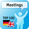 100 Meetings Success Phrases logo