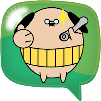 無料スタンプ絵文字 おやじ犬 Androidアプリ Applion