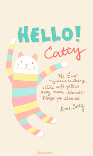 Hello catty go launcher theme