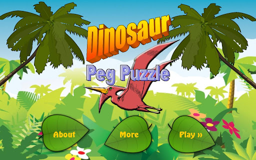 Dinosaur Peg Puzzle