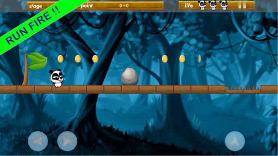 Jungle Little Panda Run HD Screenshots 0