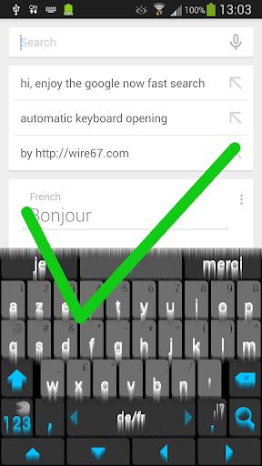 Search with Keyboard
