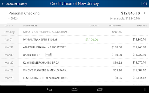 Credit Union of New Jersey Screenshots 11