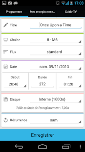 Freebox Recorder Screen 2