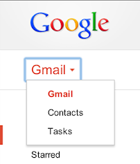 Gmail drop-down