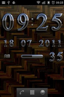 PARIS Digital Clock Widget Screenshots 1