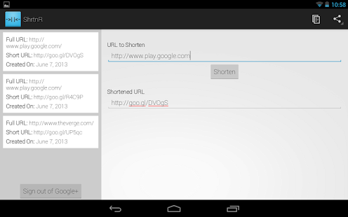 ShrtnR Screenshots 2