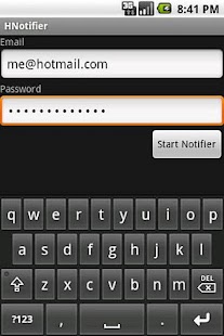 Hotmail Notifier