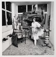 Jacqueline de Jong in haar atelier