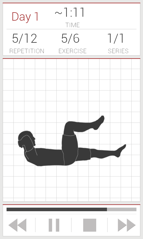 Abs workout - screenshot