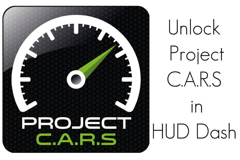 HUD Dash KEY for Project Cars Screen 2