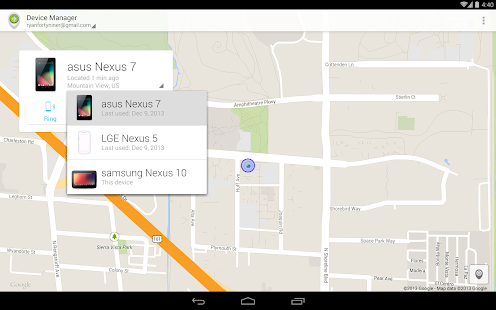   Android Device Manager- screenshot thumbnail   