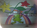 Frog Queen Mural