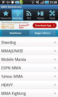 MMA NewsArena Screenshots 3