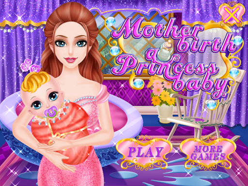 Mother birth a princess baby