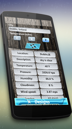 Dandelion Weather Clock Widget