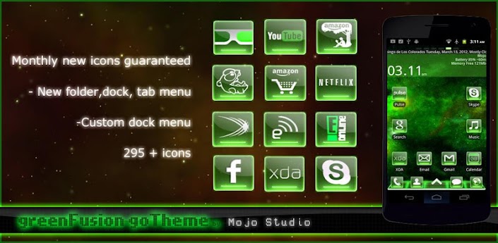 free download android full pro mediafire qvga tablet green Fusion Multi Theme APK v2.2 armv6 apps themes games application