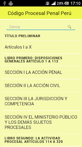 Código Procesal Penal Perú