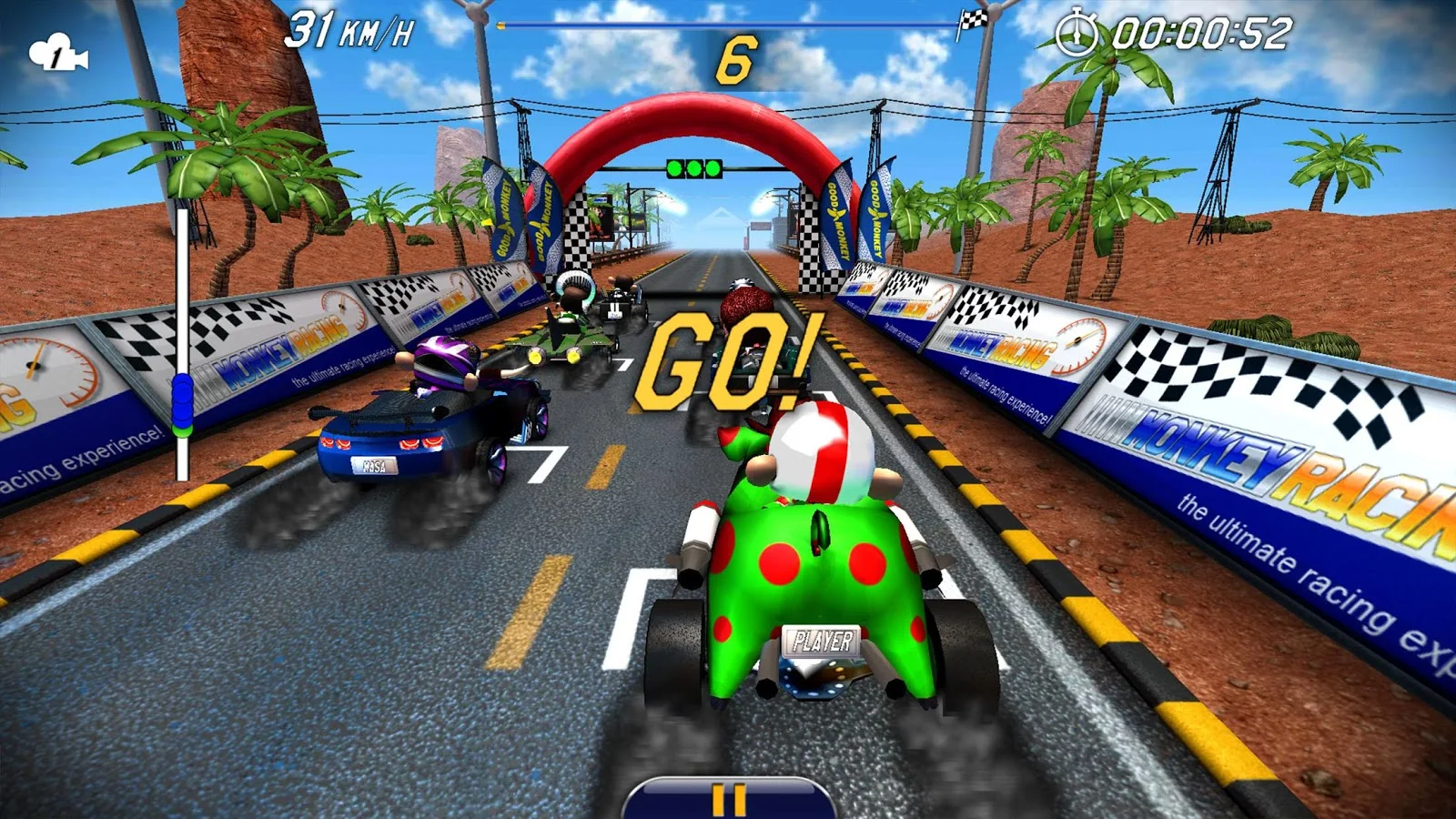 Monkey Racing - screenshot