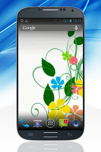 Colored Flowers Live Wallpaper