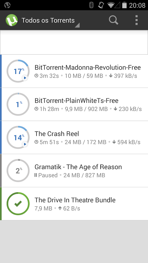 µTorrent® - Torrent Downloader - screenshot