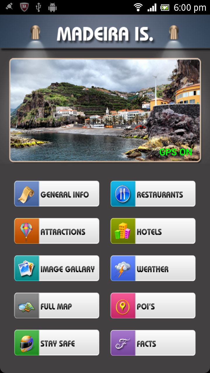 Madeira Offline Travel Guide Screen 1