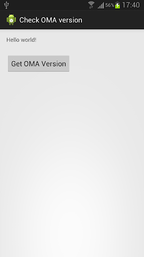 Check OMA Version