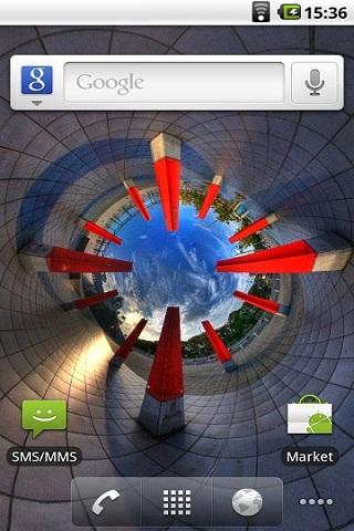 PanoPlanet Live Wallpaper Screen 2