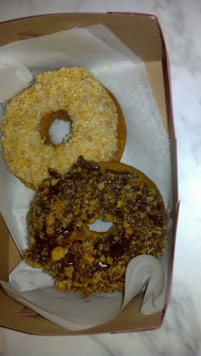 Gluten free donuts from Babycakes in Downtown Disney, Orlando.