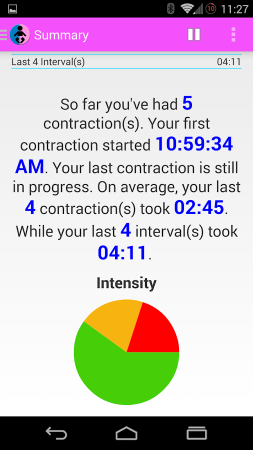 Easy Contraction Timer Android Apps on Google Play