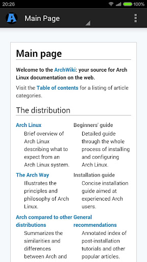ArchWiki Manual