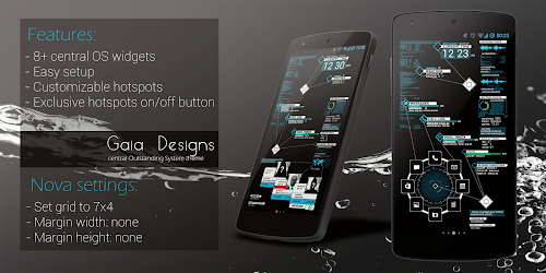 Android application central OS theme screenshort
