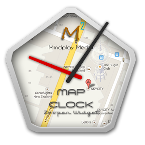 Map Clock - Zooper Widget.apk 3.0