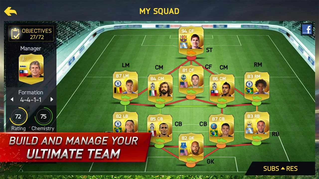 FIFA 15 Ultimate Team - screenshot