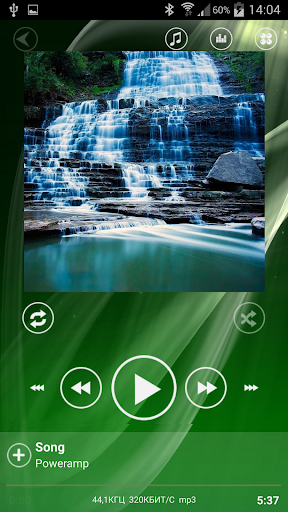 Download Poweramp TouchWiz Skin Black for ... - Aptoide