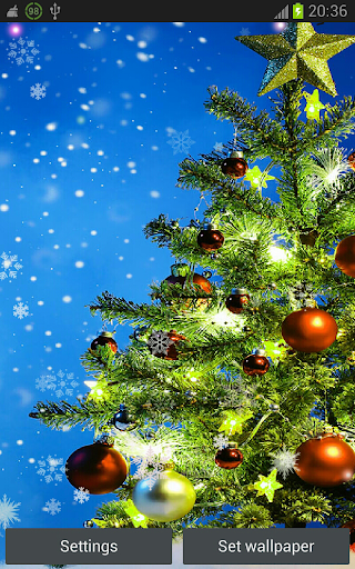 Nice Xmas Tree hd lwp