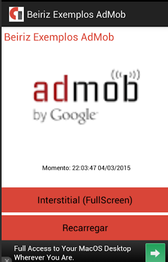 Exemplos AdMob