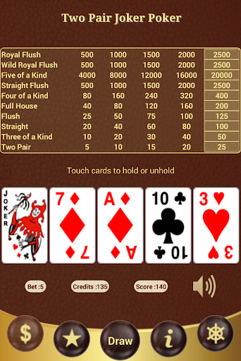 【免費紙牌App】Two Pair Joker Poker-APP點子