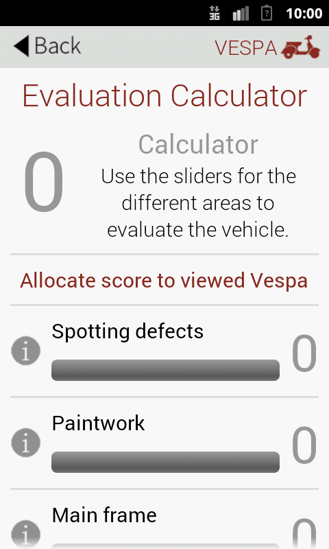 Vespa Scooters - EBG Screen 3