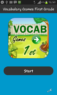 Vocabulary Games First Grade