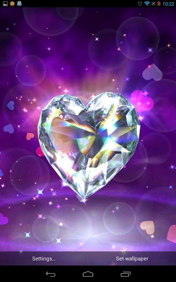 Vivo diamantes-3D:Doce Coração – Apps para Android no ...